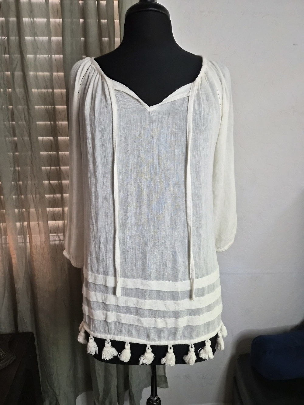 Antilia Femme Bohemian Blouse #0186 - Picture 4 of 8